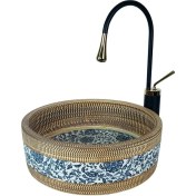 Resim Lena Edessa Dekoratıf Çanak Lavabo Handmade HNM-113 