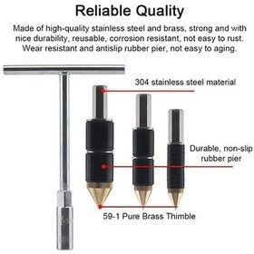 Resim Pazly Erken Sıcakta Eriyen Paslanmaz Çelik Ppr Su Durdurma Pimi, 6/4 Point Anahtar, Mutfak Banyo Onarım Sıhhi Tesisat 