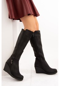 Resim Fox Shoes Siyah Kadın Çizme E674220209 