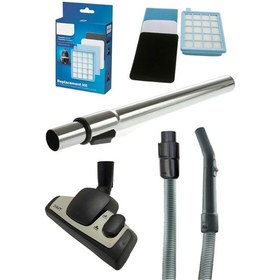 Resim Philips Uyumlu FC 8450 Power Life Süpürge Hortum Seti Hepa Filtre Hepa 