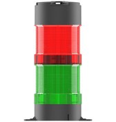 Resim Mesan Ø66 2 Kat Modüler Işıklı Kolon Multi Led Buzzer Taban Montaj 24vac/dc Ms 82221.1.2.24vac/dc 