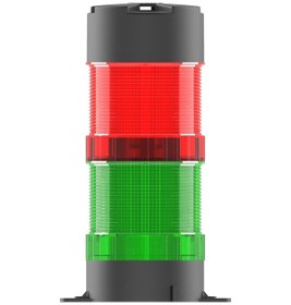 Resim Mesan Ø66 2 Kat Modüler Işıklı Kolon Multi Led Buzzer Taban Montaj 24vac/dc Ms 82221.1.2.24vac/dc 