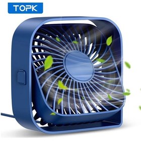 Resim Mini Taşınabilir Fan, Usb Masa Vantilatörü, 3 Vitesli Sessiz 1 Adet 