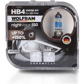 Resim Hb4 Halojen Ampul Nv +%150 Fazla Işık Ve %20 Beyaz Işık 12v 51w 