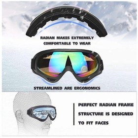 Resim 2'li Kar Kayak Gözlüğü, Erkekler, Kadınlar, Gençler, Çocuklar, Erkek Çocuklar Veya Kızlar İçin Snowboard Gözlüğü 