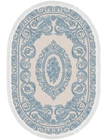 Resim Alanur Home Eko Trend Djt Yıkanabilir Kaymaz Taban 3 Lü Yatak Odası Takımı 747 Klasik Mavi 