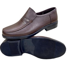 Resim Sula İçi Deri Astar Erkek Deri Kışlık Rok Ayakkabı Kahverengi 