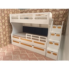 Resim Bahram Tamamı Mdf Lake Boyalı Yavrulu 3 Lü Ranza Ba 