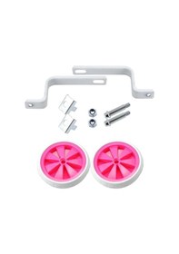 Resim 20 Jant Kız Çocuk Bisikleti Denge Destek Tekeri Beyaz - Pembe Sessiz Yan Teker 