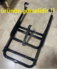 Resim SUPERMOTO Ritmica 110 Kızaklı Kurye Çanta Demiri Ergoline Sürgülü Pizzacı Paket Demiri Supermto 