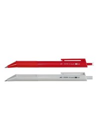 Resim Soft Yumuşak Ve Klasik Tükenmez Kalem Siyah Kırmızı 0.7mm Set 