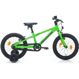 Resim Bianchi Xr16 16 Jant Çocuk Bisiklet Yeşil 4-7 Yaş Mavi 