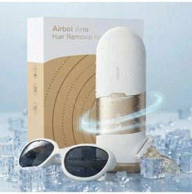 Resim Airbot Aria Opal Lazer Epilasyon Cihazı - IPL Buz Soğutmalı Epilasyon Makinesi -Champagne Gold 