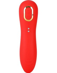 Resim Yaozixa Kırmızı Silikon Kadın Cinsel Oyuncak: G-nokta Stimülasyonlu Titreşimli Ve Emici Uçlu, 10 Titreşim + 6 Emme Modu, Usb Şarjlı, Su Geçirmez, 60db 
