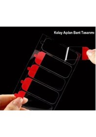 Resim Kolay Açılır Güçlü Çift Taraflı Hazır Kesim Yaprak Bant 60'lı Paket 18x50mm Diğer 