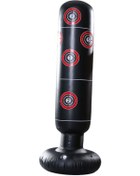 Resim Suntek Şişme Boks Torbası Standlı Ekipmanları Antrenman Siyah 