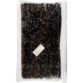 Resim Silikon Yapışkanlı Taş Siyah 1 Metre 1 cm 1 Metre 