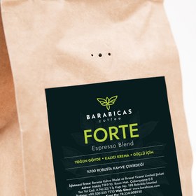 Resim FORTE - 100% Robusta - Espresso Blend - Çekirdek Kahve- 250gr 