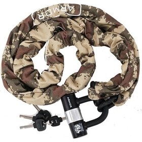 Resim Armor 712 Mv 180cmx12mm Titanyum Ve Bor Alaşımlı Yüksek Güvenlikli Çelik Zincir+16mm Ubar Kilit 