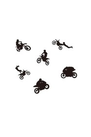 Resim Ogec Worx 6 Parça Oturma Odası Duvar Çıkartmaları Yaratıcı Klasik Su Geçirmez Çıkartmaları 