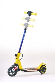 Resim SIMATE Elektrikli Çocuk Scooter 130W | 3 Kademe Hız | Ayarlanabilir Gidon | Uzun Menzil |Koruma Seti Hediye 