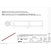 Resim IBRAS 65755 DÜZ HORTUM 16mm KIRMIZI SILIKON 3 KAT POLYESTERLİ 
