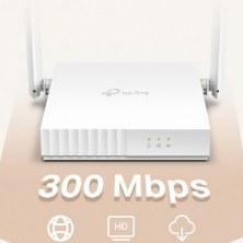 Resim TP-LINK TL-WR820N, 3Port, 300Mbps, 2.4Ghz WiFi, Masaüstü, Megabit, Router, Access Point, Range Extender 