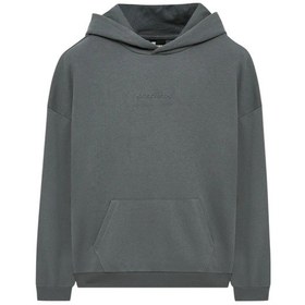 Resim Skechers Essential Hoodie Sweatshirt Erkek Gri Sweatshirt S242110-003 Antrasit 