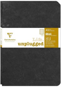 Resim Clairefontaine Age Bag Stapled A4 Çizgisiz Defter Siyah 733081c 