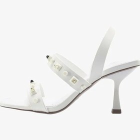 Resim Butigo Kadın Sandalet Topuklu Bej 101380626 Bej 