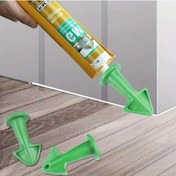 Resim 3 adet Silikon Sızdırmazlık Nozulu, Silikon Dağıtıcı ve Kazıyıcı, Sızdırmazlık Harcı Caulk Aracı Kiti 