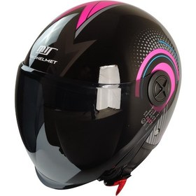 Resim Mts 101 Yazlık Motosiklet Kaskı Pink Woman Renkli 