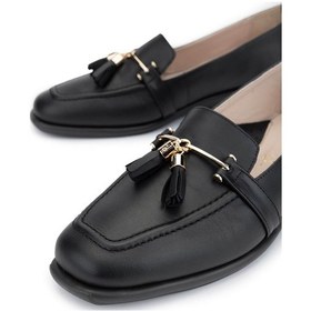 Resim Relax Anatomic Kadın Hakiki Deri Siyah Comfort Ayakkabı 611 E2742 Bn Ayk Y25 Black Siyah 