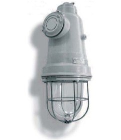 Resim Ex-Proof Civa Buharlı Armatür 125W ( Ewx-4070F ) Gri 