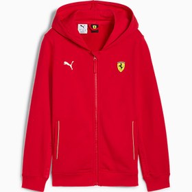 Resim SCUDERIA FERRARI Race Genç Kapüşonlu Ceket 