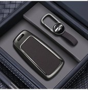 Resim Globalbloom Siyah Alloy Style Audi Q5 Sq5 Sportback A4 B9 A5 S4 S5 Q7 Tt 2015-2025 Anahtar Kılıfı 