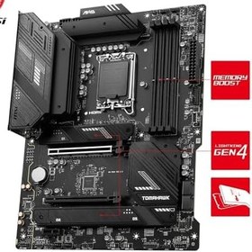 Resim MSI MAG B760 TOMAHAWK WIFI DDR5 Intel B760 Soket 1700 DDR5 70000(OC) MHz ATX Gaming (Oyuncu) Anakart 