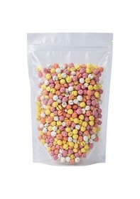 Resim İpek Değirmen Renkli Şekerli Leblebi 1 kg Meyve Aromalı Çıtır Lüks Ekonomik Boy Gökkuşağı Leblebi 