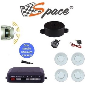 Resim Space Ses İkazlı Park Sensörü 22 mm Beyaz / GUPR10-B 