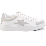Resim Bambi Beyaz Kadın Sneaker K01027060009 