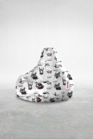 Resim earmut Damla Xl Premium Tasarım Desenli Armut Koltuk 