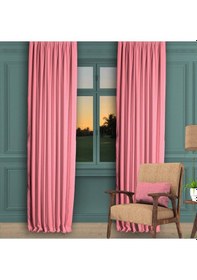 Resim Pembe Ada Fon Perde Normal Pile 1'e 2,5 Pile-pembe Pembe 