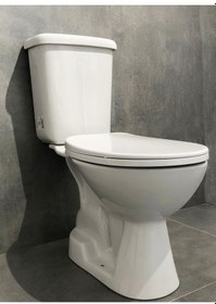 Resim Creavit Pitta Alttan Çıkışlı Klozet Seti 4 Parça Pp Yavaş Kapak 