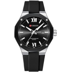 Resim Rogfer Curren Takvim Silikon Kayış Casual Erkek İzle Beyaz Siyah Çok Renkli Çok Renkli 