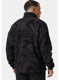 Resim Helly Hansen Erkek Panorama Printed Pile Snap Mont Siyah 