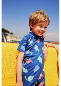 Resim Defacto Erkek Bebek Dinazor Desenli Mayo E3354a525smın231 İndigo 