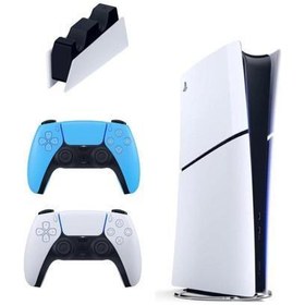 Resim Playstation 5 Slim Digital 825 GB + Şarj İstasyonu + 2. Mavi Dualsense İthalatçı Garantili 