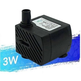 Resim 48gph 180l/h 3w Ultra Sessiz Su Pompası - Zuan 