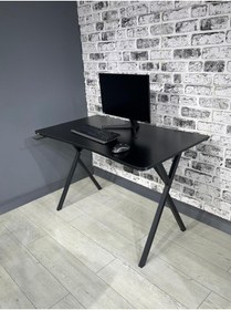 Resim hey modüler mobilya Heygaming Profesyonel Oyuncu Masası Siyah Bilgisayar Çalışma Masası 120 Cm 