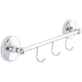 Resim Havluluk & Bornozluk Üç Kancalı Topsuz - Lider 1104 Krom 